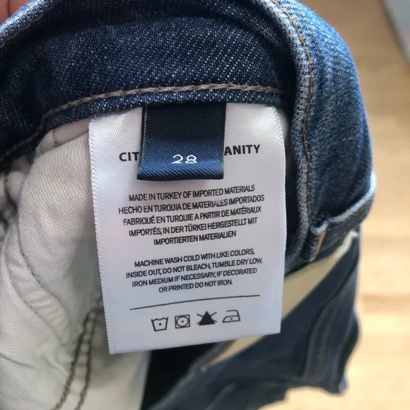 Citizens of Humanity Emerson Jeans size 28 blue